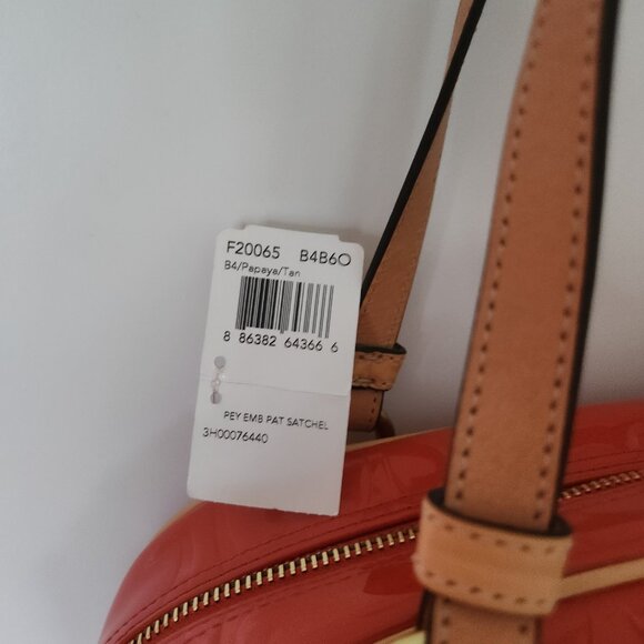 NWT Coach Peyton Satchel and matching wallet - Picture 3 of 16